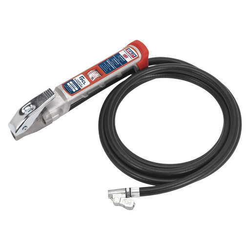 Sealey Professional Tyre Inflator with 2.5m Hose & Clip-On Connector SA37/94 Sealey - Dynamic Drive