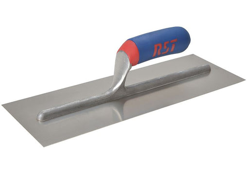 R.S.T. Plasterer's Finishing Trowel Stainless Steel Soft Touch Handle 11 x 4.1/2in R.S.T. - Dynamic Drive
