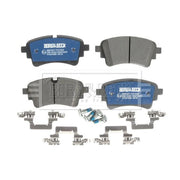 Borg & Beck Front & Rear Brake Discs & Pads fits Audi Q5 2016-2020 2.0