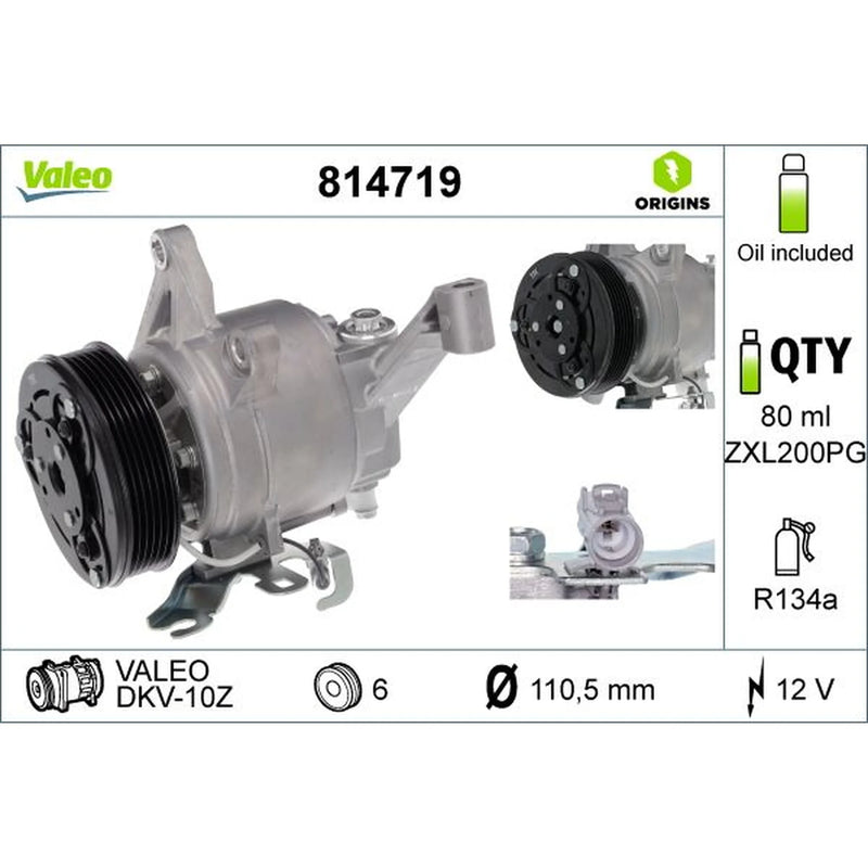 Valeo Air Conditioning Compressor 814719