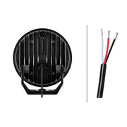 Hella Spotlight Vf Blade Aux. Black 7 Round W Po R 25 frontal sided 1FJ 357