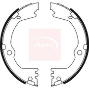Apec Parking Brake Shoe Set fits Hyundai Santa Fé III 2012-2018 2.0 2.2 2.4