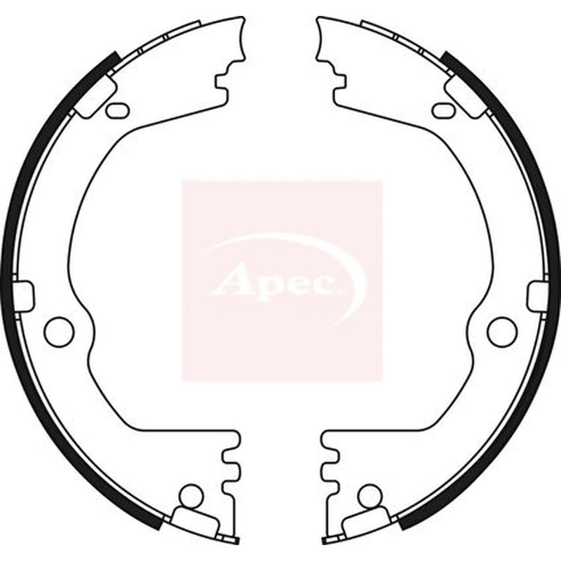 Apec Parking Brake Shoe Set SHU833