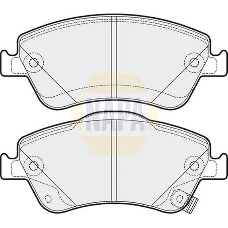 NAPA Front Brake Pad Set NBP1105