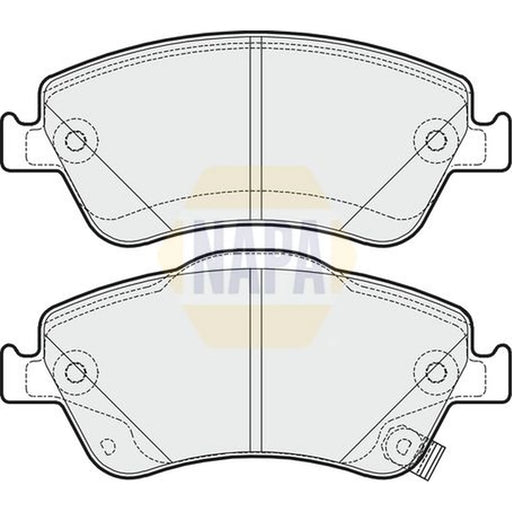 NAPA Front Brake Pad Set NBP1105