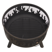 Dellonda Deluxe Outdoor Firepit Dellonda  - Dynamic Drive