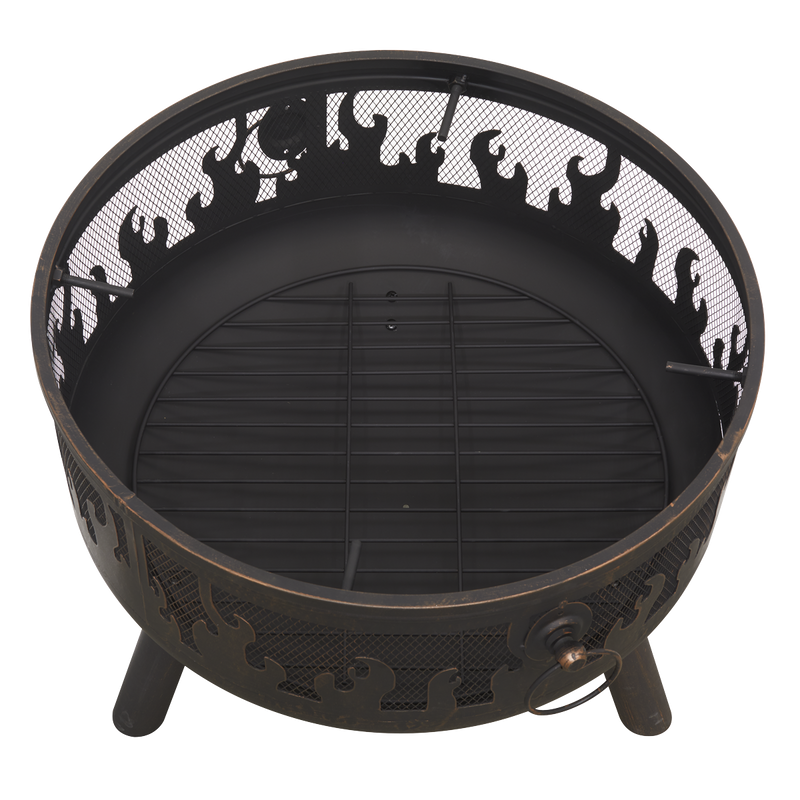 Dellonda Deluxe Outdoor Firepit Dellonda  - Dynamic Drive