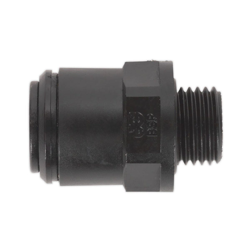 Sealey Straight Adaptor 6mm x 1/4"BSP Pack of 5 (John Guest Speedfitï PM010612E) Sealey - Dynamic Drive