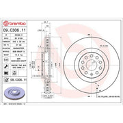 Brembo Front & Rear Brake Discs & Pads fits Seat Leon St 2015-2020 2.0