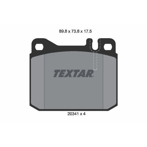 Textar Front Brake Pad Set 2034110