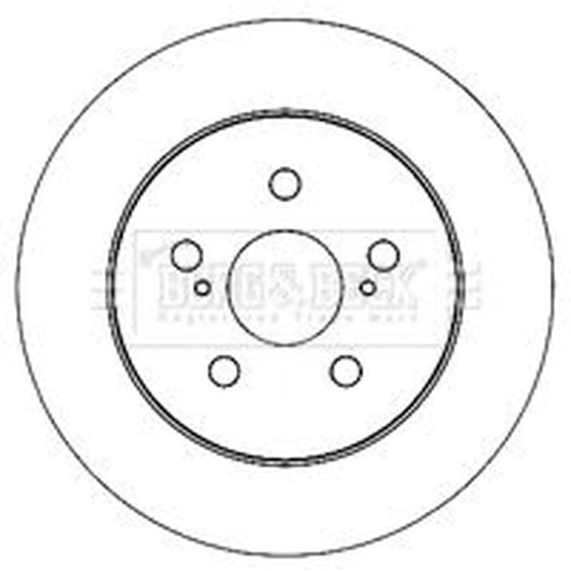 Borg & Beck Front & Rear Brake Discs & Pads fits Toyota Prius 2015-2022
