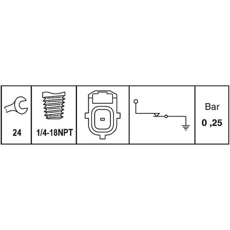 Hella Oil Pressure Sensor Switch