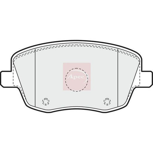Apec Front Brake Pad Set PAD1178