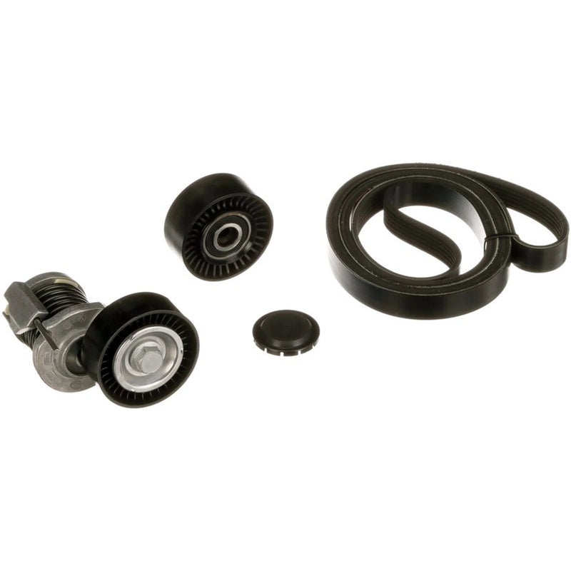 Gates V-Ribbed Belt Set fits Audi A4 Allroad B8 2009-2016 2.0