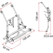 Fiamma Carry Bike Volkswagen VW T4 With Single Rear Door 2 Bicycle Cycle Carrier Fiamma  - Dynamic Drive
