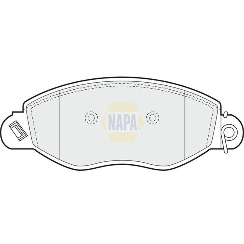 NAPA Front Brake Pad Set fits Ford Transit 2000-2006 2.0