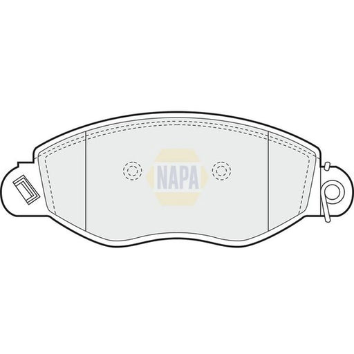NAPA Front Brake Pad Set fits Ford Transit 2000-2006 2.0