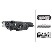 Hella Headlight Headlamp LED Left 1LX 013 502-931