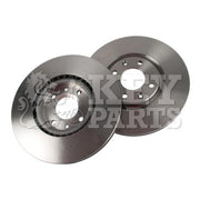 Key Parts Front & Rear Brake Discs & Pads fits Peugeot 208 I 2012-2019 1.6