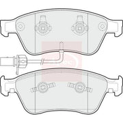 Apec Front Brake Pad Set fits Audi A6 C6 2006-2011