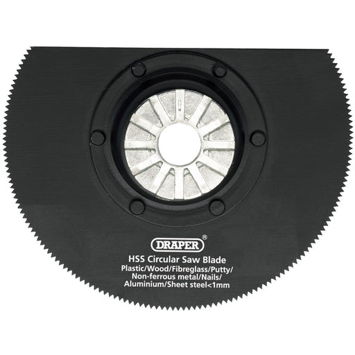 Draper HSS Circular Saw Blade, 85mm Diameter x 1mm, 18tpi 26075 Draper - Dynamic Drive