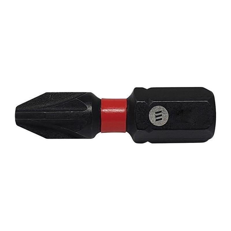 Forgefix ForgeFast Pozidriv Compatible Impact Bit PZ4 x 25mm (Card 2) ForgeFix - Town Tools