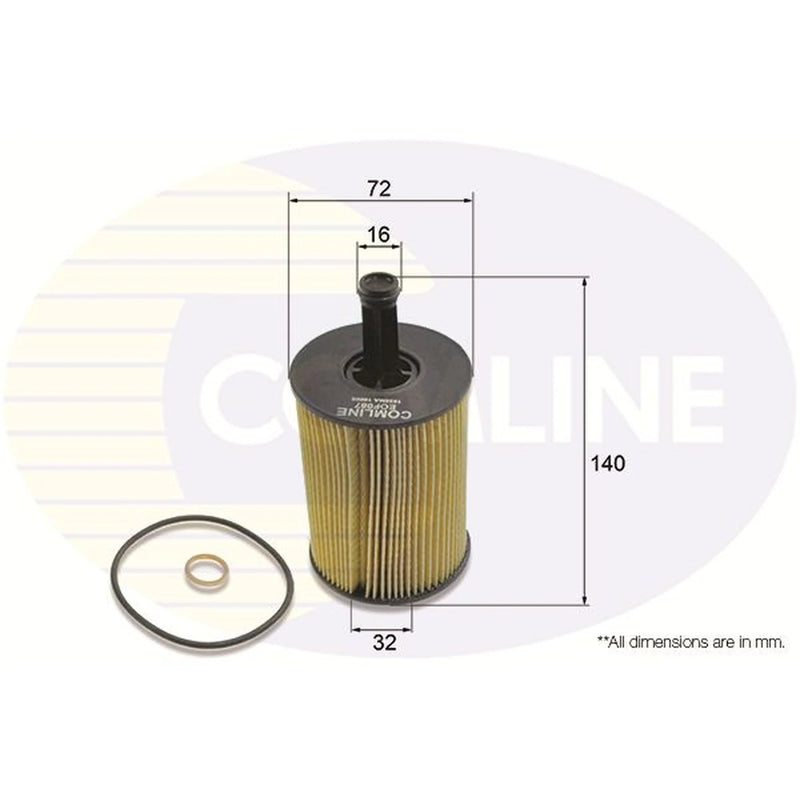 Comline Engine Oil Filter fits Audi A2 2000-2005 1.2 1.4