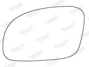 Summit Stick-On Standard Mirror Glass fits VW Beetle 00 on LHS Summit - Bars 4 Cars