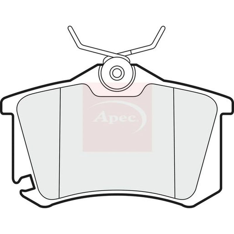 Apec Rear Brake Pad Set PAD1419