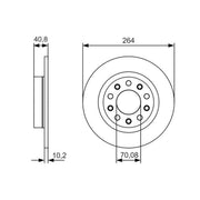 Bosch Front & Rear Brake Discs & Pads fits Alfa Romeo Giulietta 2010-2020