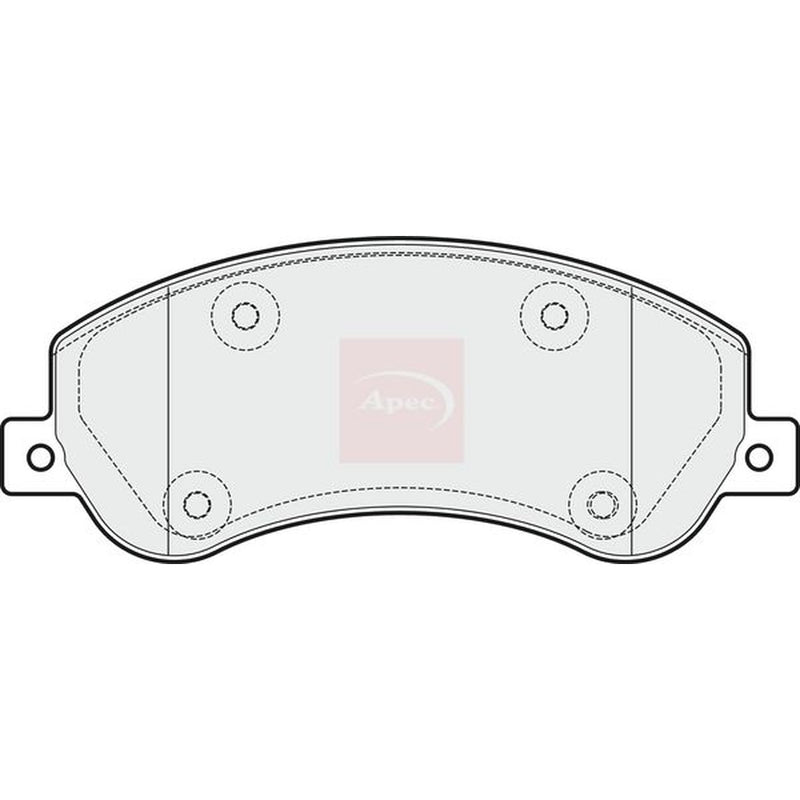 Apec Front Brake Pad Set fits VW Amarok 2010-2022 2.0