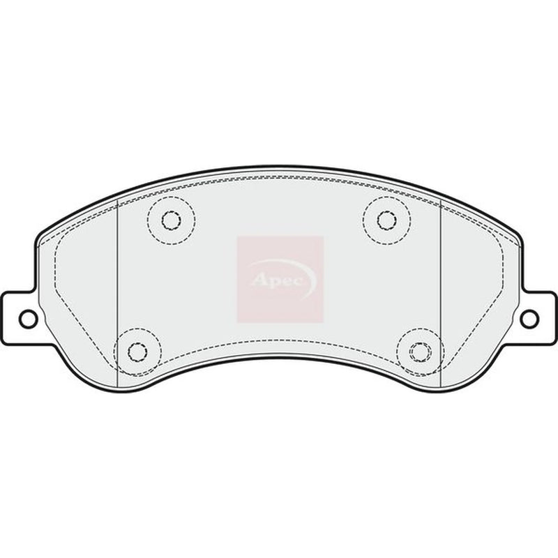 Apec Front Brake Pad Set PAD1816