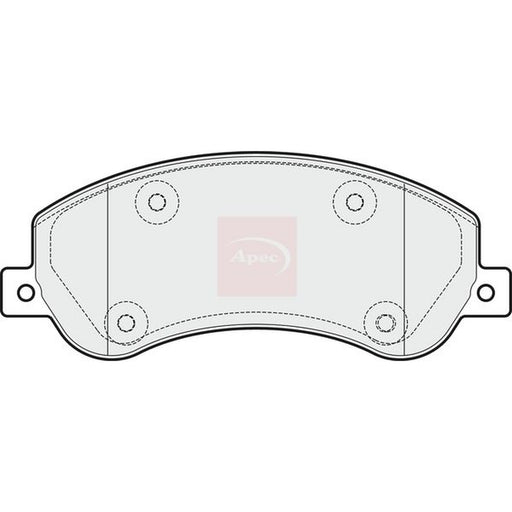 Apec Front Brake Pad Set fits VW Amarok 2010-2022 2.0