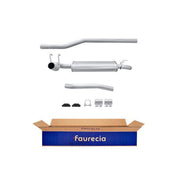 Hella End Silencer Rear fits Seat Malaga 1985-1993 1.2 1.5
