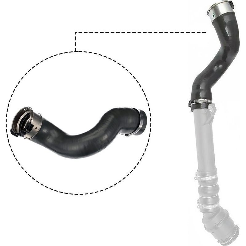 Gates Intercooler Turbo Charge Air Hose 650mm fits Renault Kangoo 2008 on 1.5