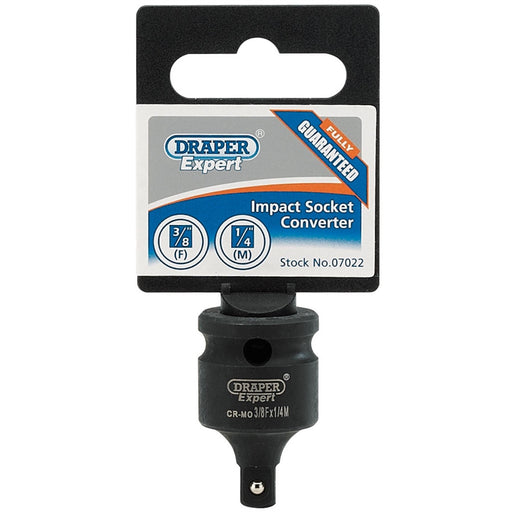 Draper Expert Impact Socket Converter, 3/8"(F) x 1/4"(M) 07022 Draper - Dynamic Drive