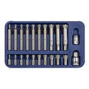 Sealey Ribe Bit Set 22pc 3/8" & 1/2"Sq Drive SX105 Sealey - Dynamic Drive