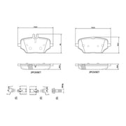 Brembo Front & Rear Brake Discs & Pads fits Mercedes-Benz Gle 2018-2023