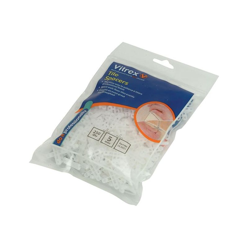 Vitrex Floor Tile Spacers 5mm (Pack 500) Vitrex - Dynamic Drive