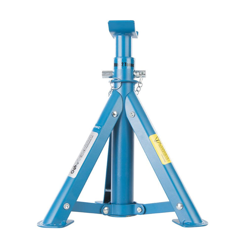 Silverline Folding Axle Stand Set 2pce 2 Tonne Silverline - Dynamic Drive