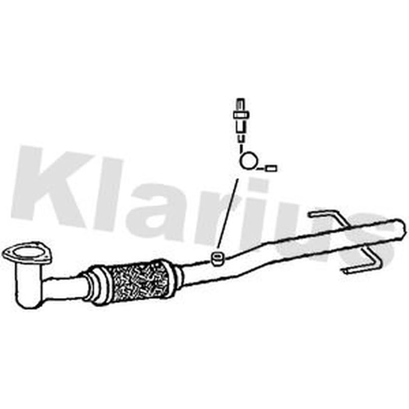 Klarius Exhaust Pipe OD fits Opel Vectra C 2002-2008 1.8