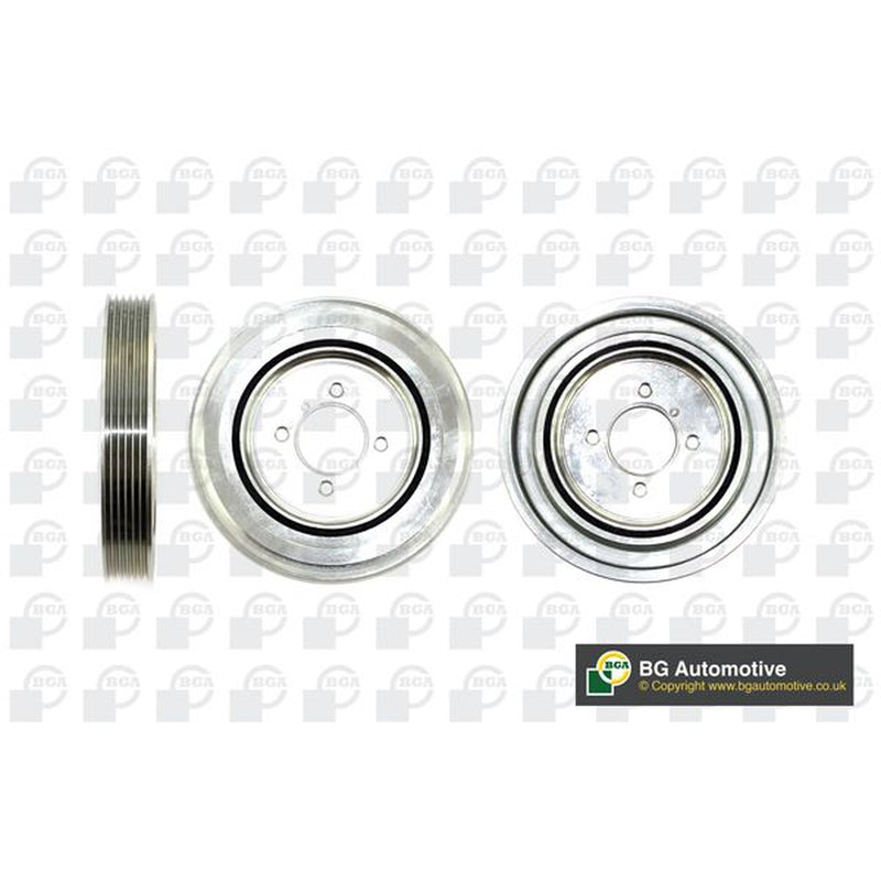 BGA Crank Shaft Belt Pulley fits Citroën Berlingo / Berlingo First 1998-2005 1.9