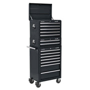 Sealey Topchest Mid-Box & Rollcab Combination 14 Drawer with Ball-Bearing Slides Sealey - Dynamic Drive