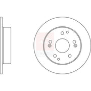 Apec Front & Rear Brake Discs & Pads fits Honda Civic VII 2001-2005 2.0