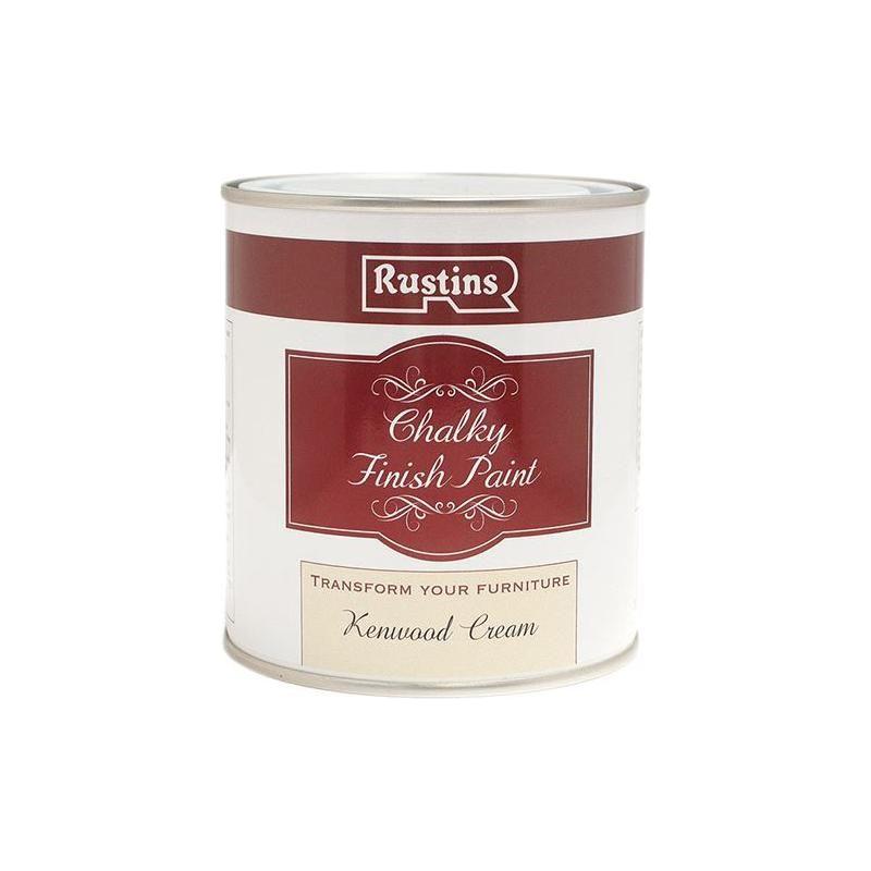 Rustins Chalky Finish Paint Kenwood Cream 500ml Rustins - NN4 Online