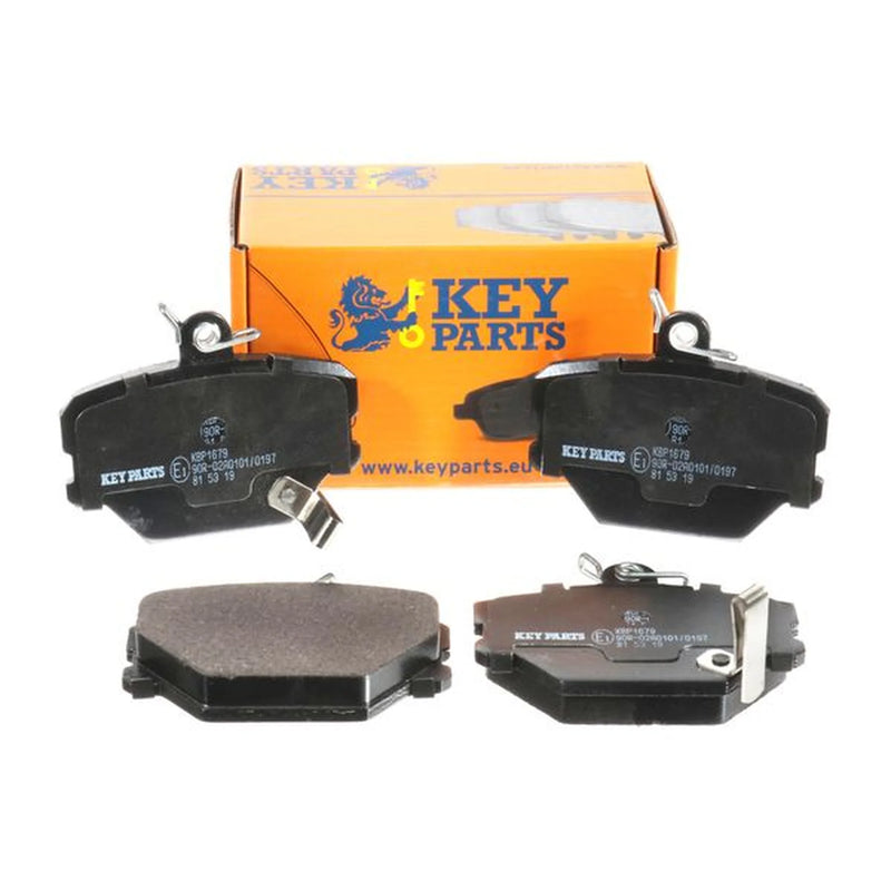 Key Parts 4 x Front Brake Pad Set fits Smart Cabrio 2000-2004