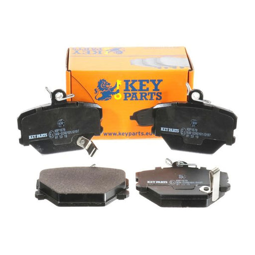 Key Parts 4 x Front Brake Pad Set fits Smart Cabrio 2000-2004