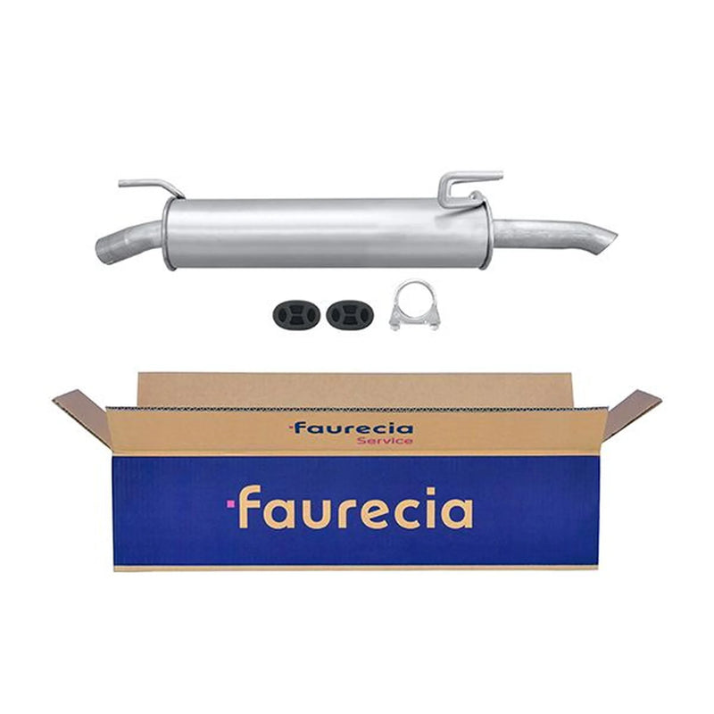 Hella End Silencer Rear fits Opel Astra F 1991-1998 1.4 1.6