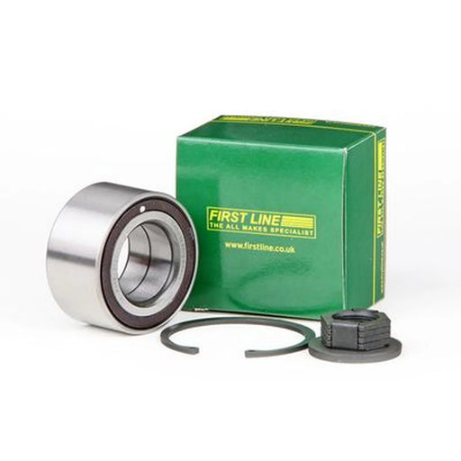 First Line Wheel Bearing Kit fits Ford Fiesta V 2001-2010 1.25 1.3 1.4 1.6