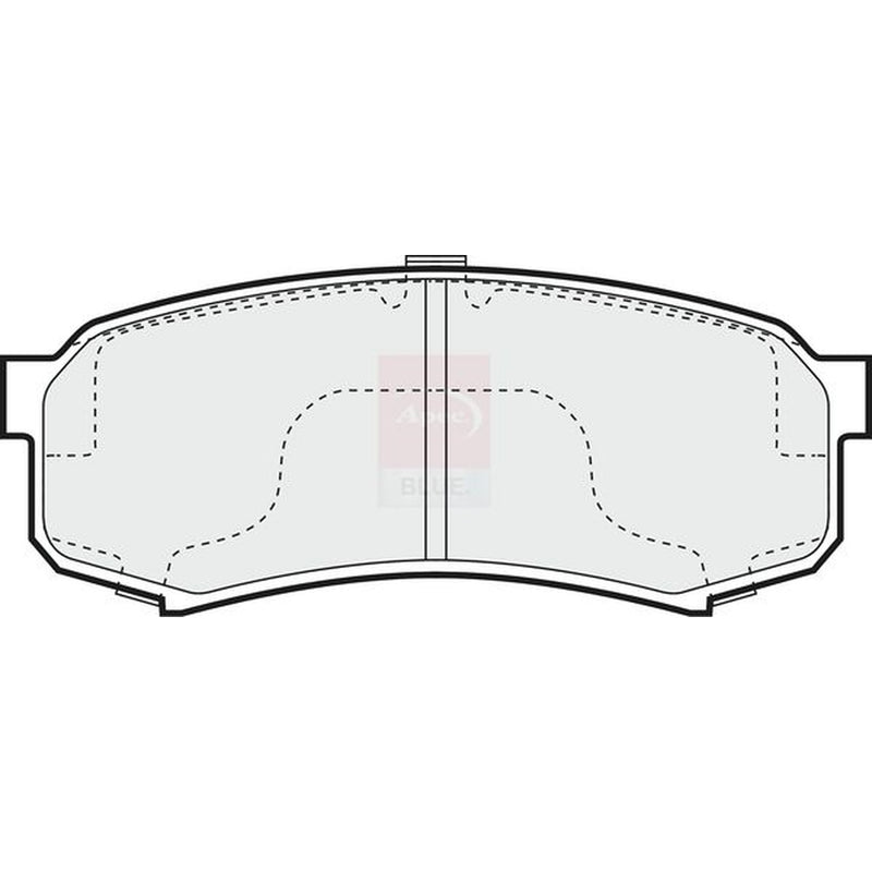 Apec Rear Brake Pad Set fits Mitsubishi Pajero/Shogun IV 2006-2007 3.2 3.8